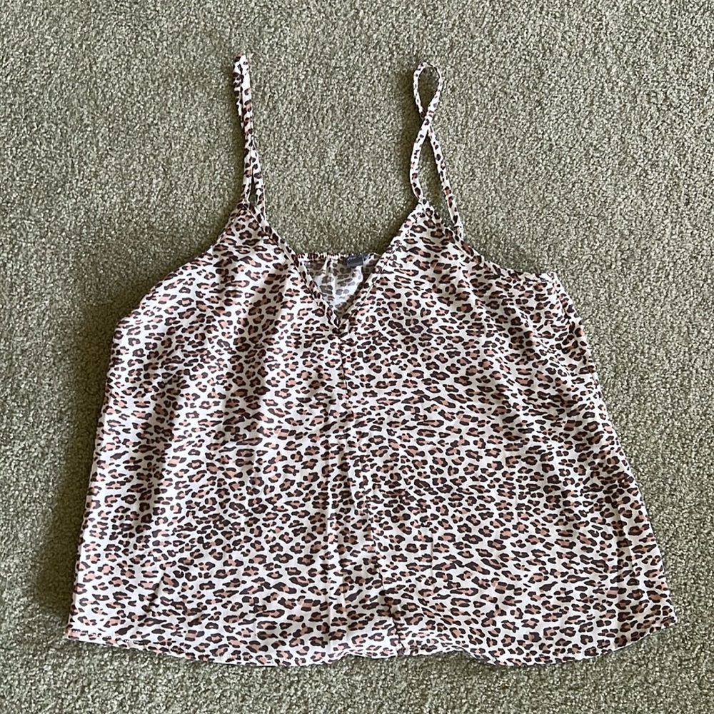 Aerie Sleepwear Tank - Leopard Print